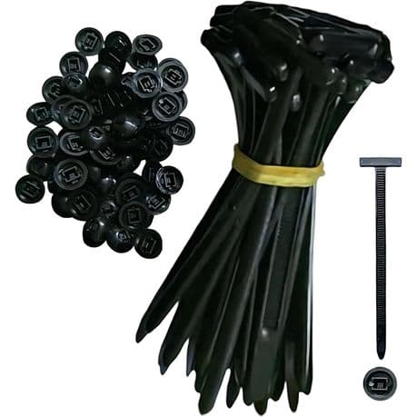 100Pcs Nylon Universal Cable Tie Buckle variant image 1