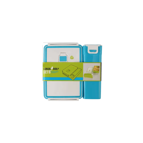 BPA-Free Plastic Lunch Box And Water Bottle Set
