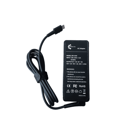 Comways Universal Replacement Laptop Charger Type C - 65 Watts