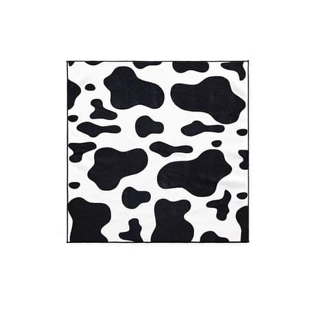 Cow print 35 cm x35cm Magic Cloth Wrap Makeup Bag