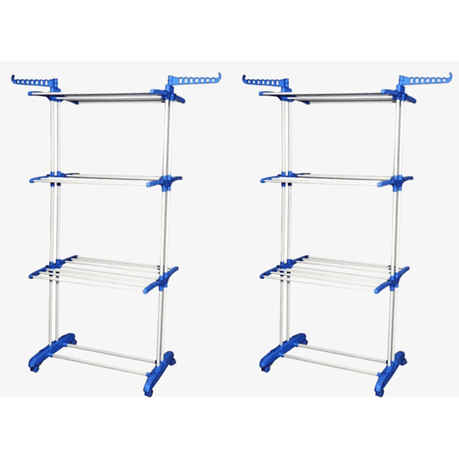 Homeware 4U - 3 Layered Clothes Drying Rack - 2 Pack