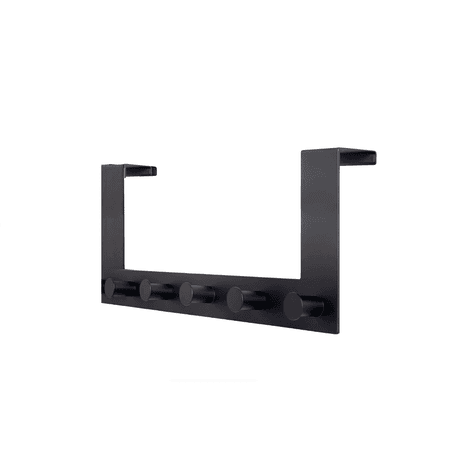 Matte Black Door Hook- 5 Hooks