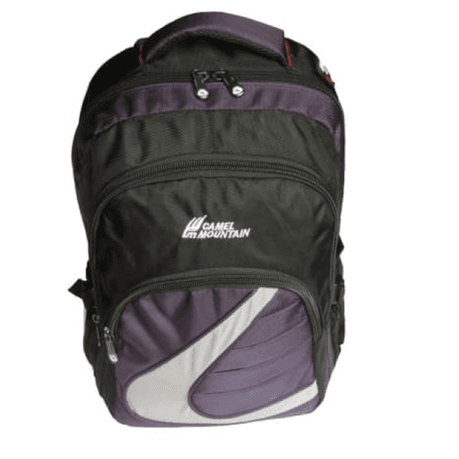 Mountain Laptop Backpack - Purple