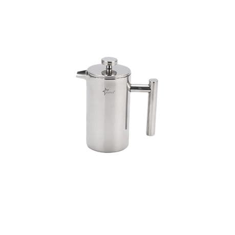 Ojees French Press Coffee Maker Double Wall Stainless Steel - 1000ml