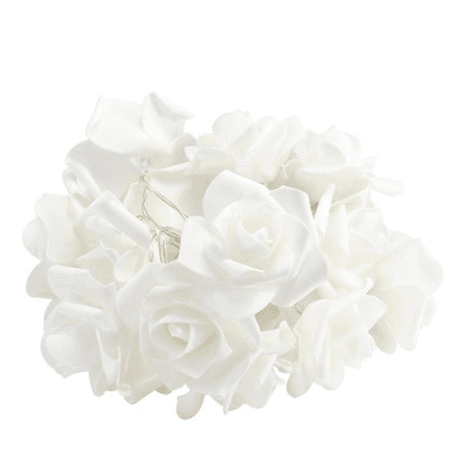 White Rose Lights Decoration