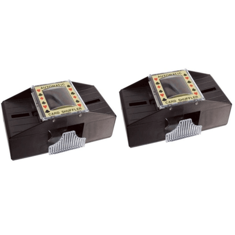 2-Deck Automatic Labor-Saving Card Shuffler- Set of 2 variant image 1