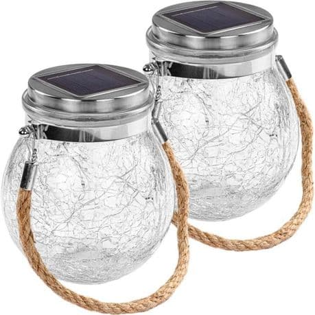 Crack Lamp Hanging Outdoor Garden for Path Lawn Decor - 2 Piece variant image 1
