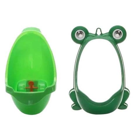 Phunk Frog Plastic Children Training Pee Potty Toilet - Green variant image 1
