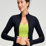 Women's Lightweight Cropped Workout Jacket